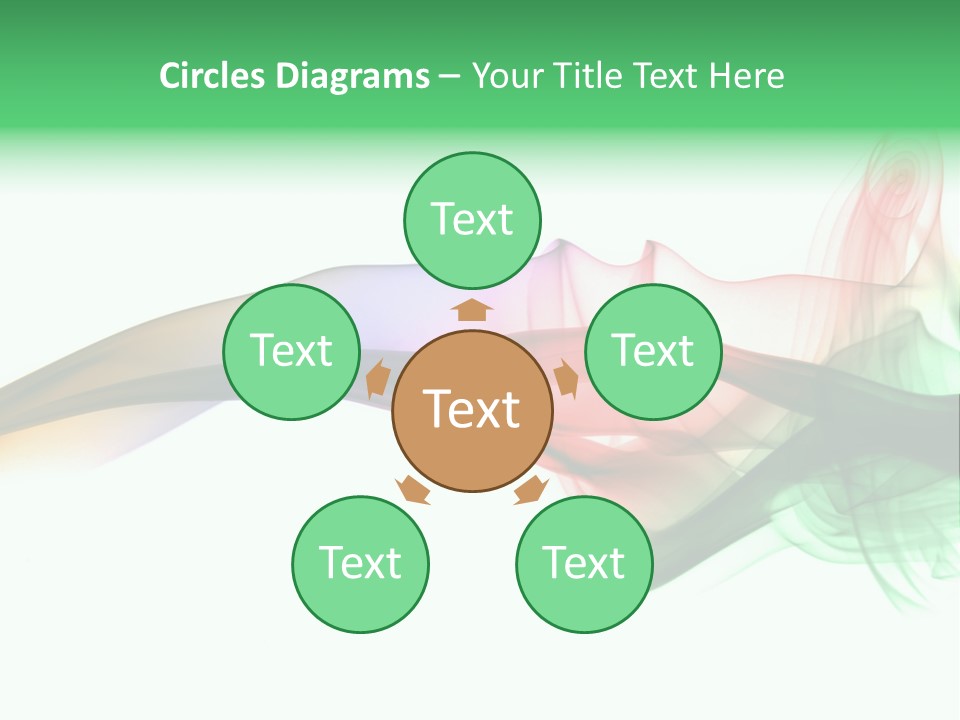 Color Pattern Background PowerPoint Template