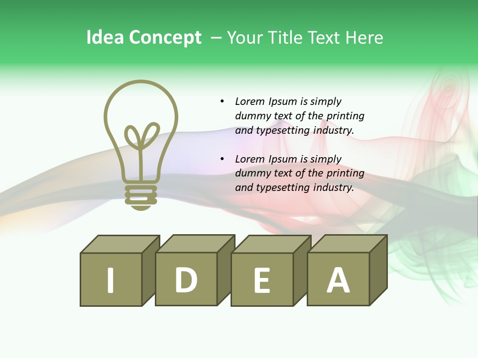 Color Pattern Background PowerPoint Template