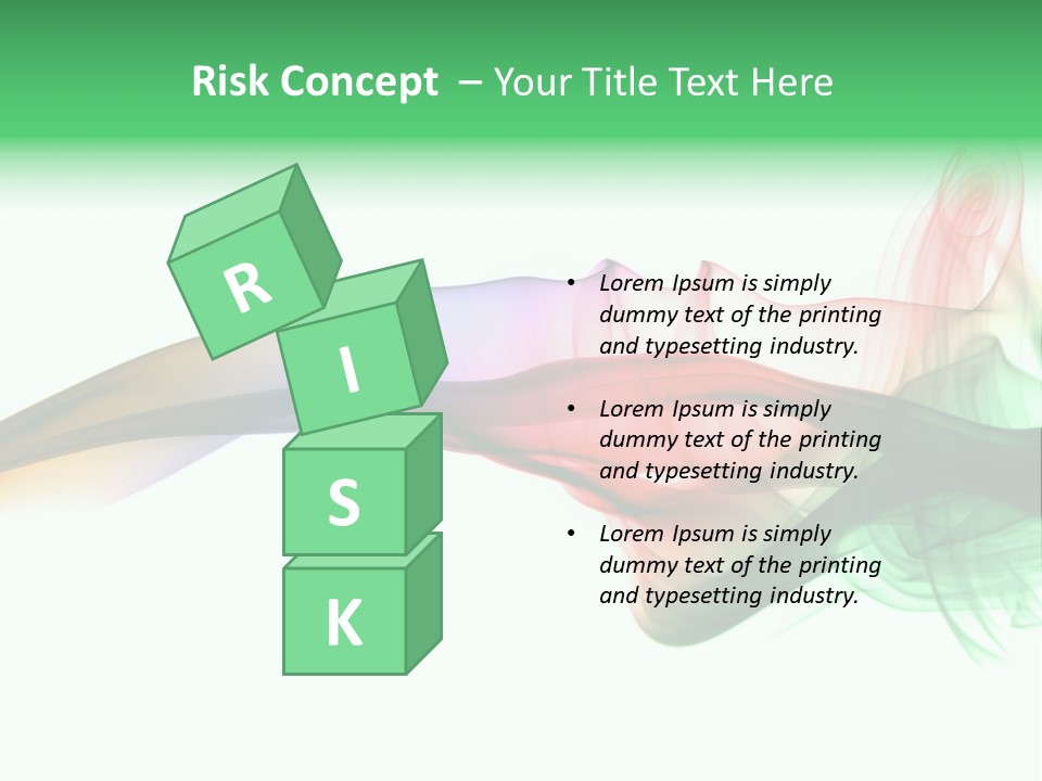 Color Pattern Background PowerPoint Template