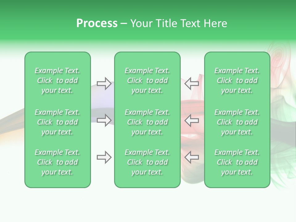 Color Pattern Background PowerPoint Template