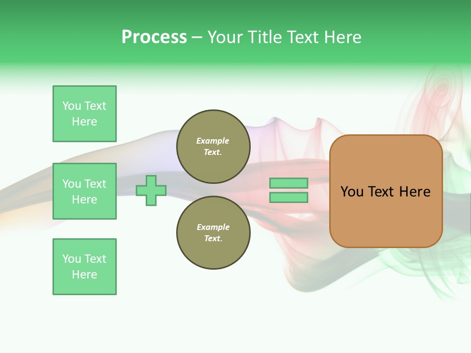 Color Pattern Background PowerPoint Template