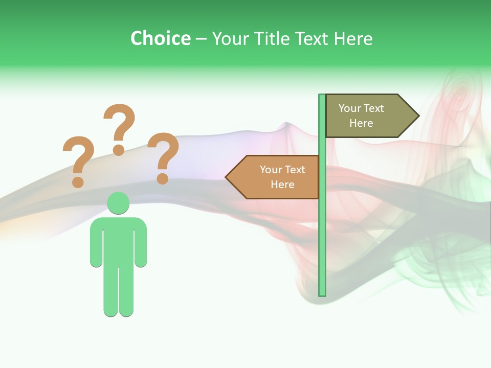 Color Pattern Background PowerPoint Template