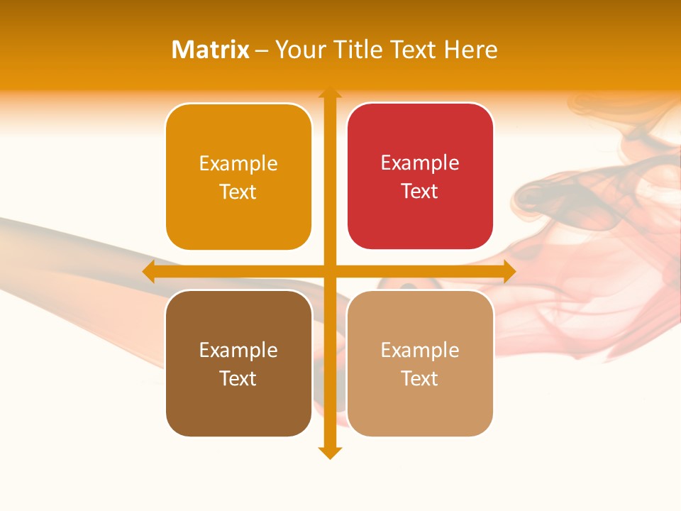 Contemplation Curve Fire PowerPoint Template