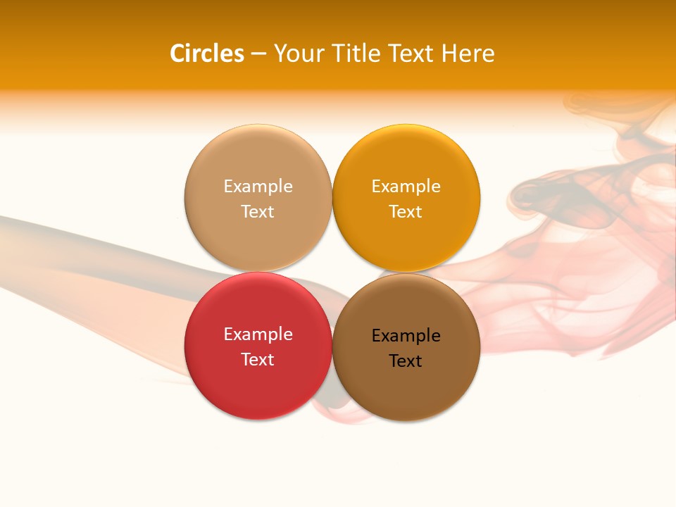 Contemplation Curve Fire PowerPoint Template