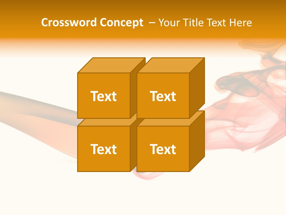 Contemplation Curve Fire PowerPoint Template