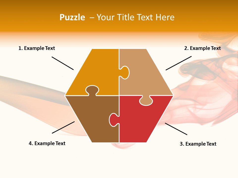 Contemplation Curve Fire PowerPoint Template