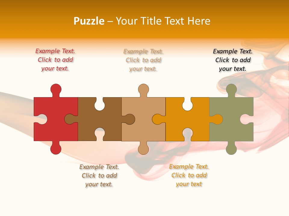 Contemplation Curve Fire PowerPoint Template
