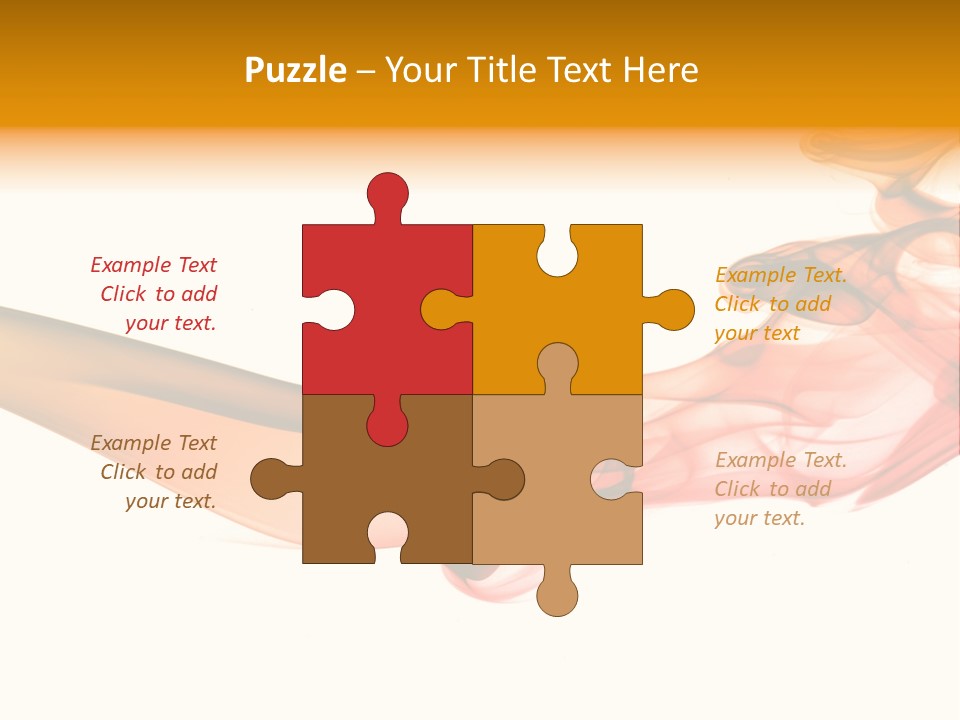 Contemplation Curve Fire PowerPoint Template