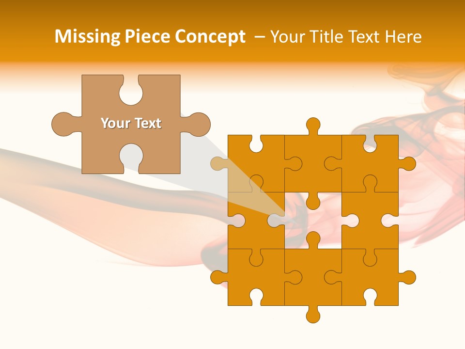 Contemplation Curve Fire PowerPoint Template