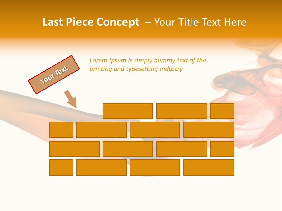 Contemplation Curve Fire PowerPoint Template