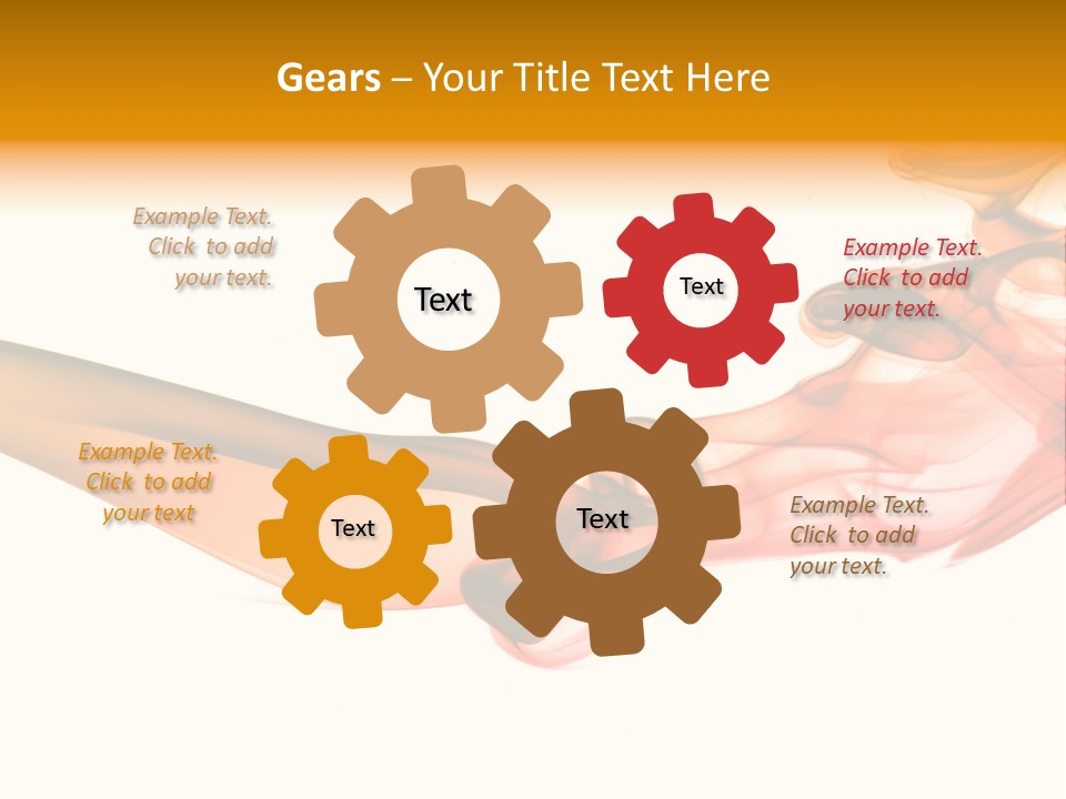 Contemplation Curve Fire PowerPoint Template