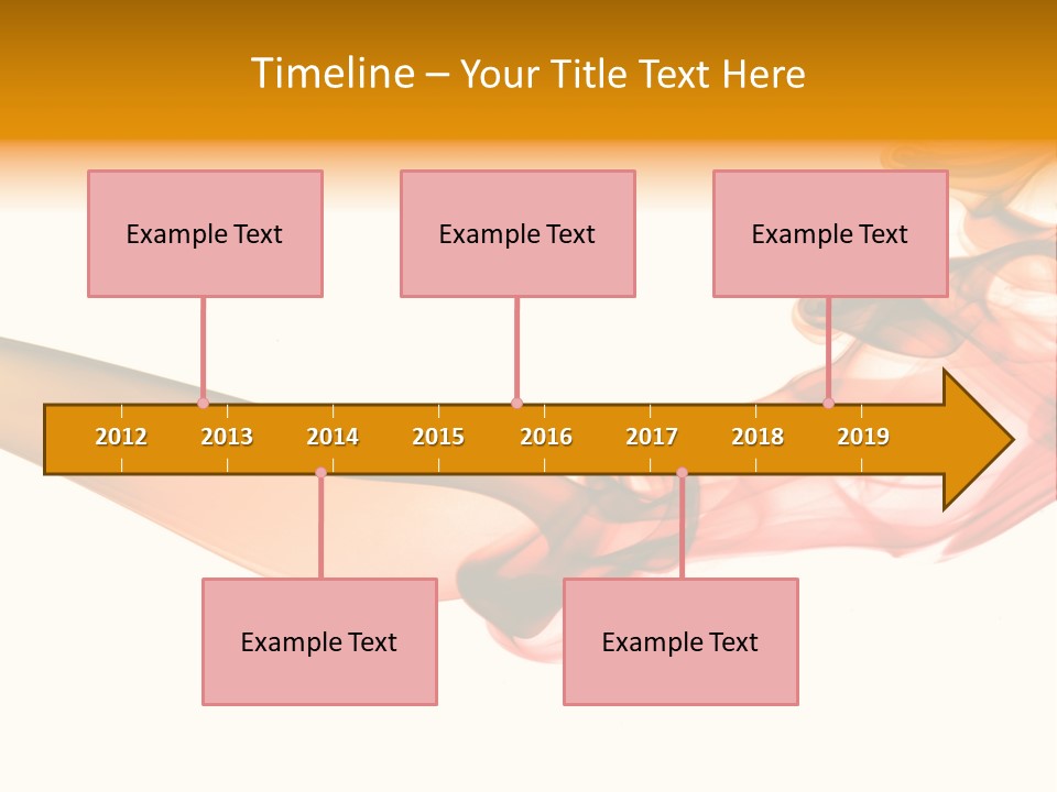 Contemplation Curve Fire PowerPoint Template
