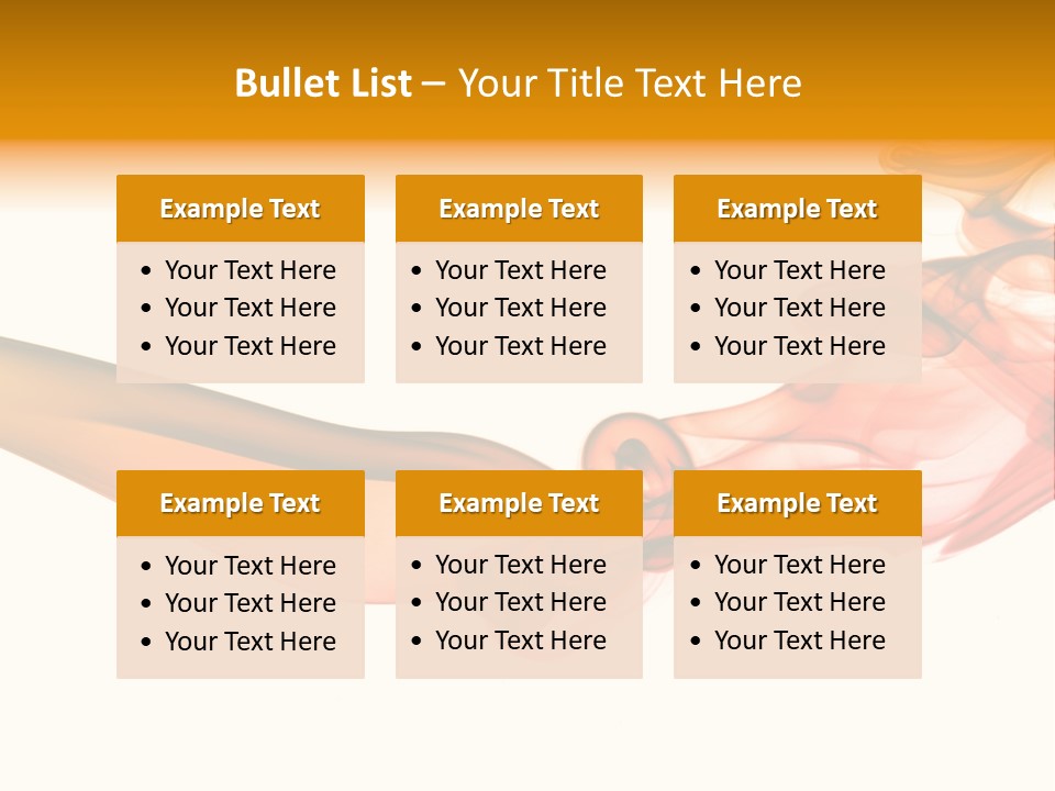 Contemplation Curve Fire PowerPoint Template