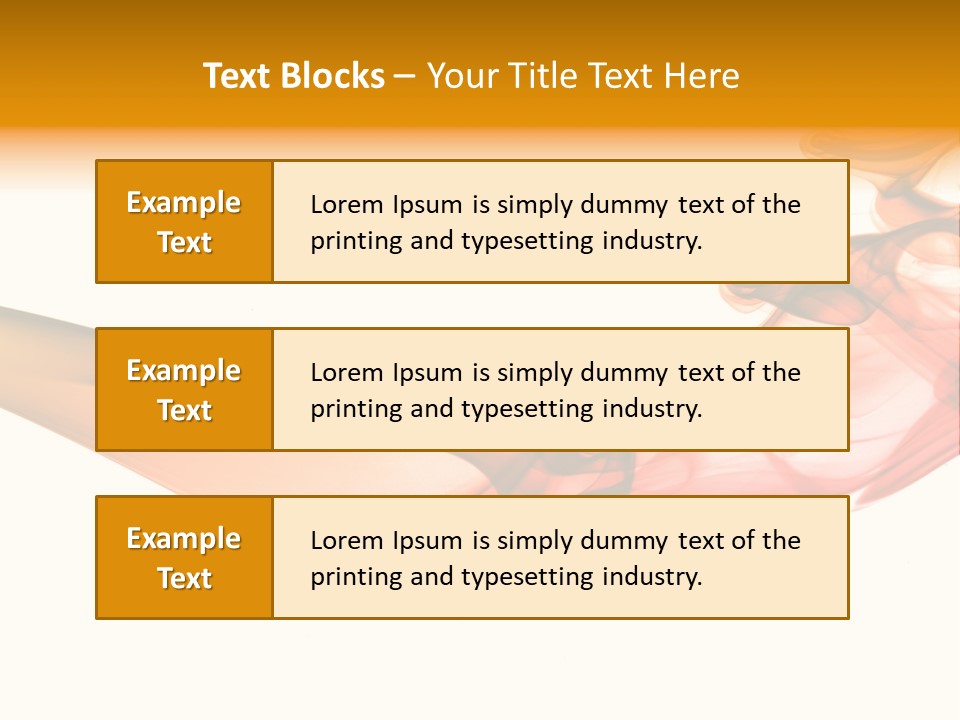 Contemplation Curve Fire PowerPoint Template