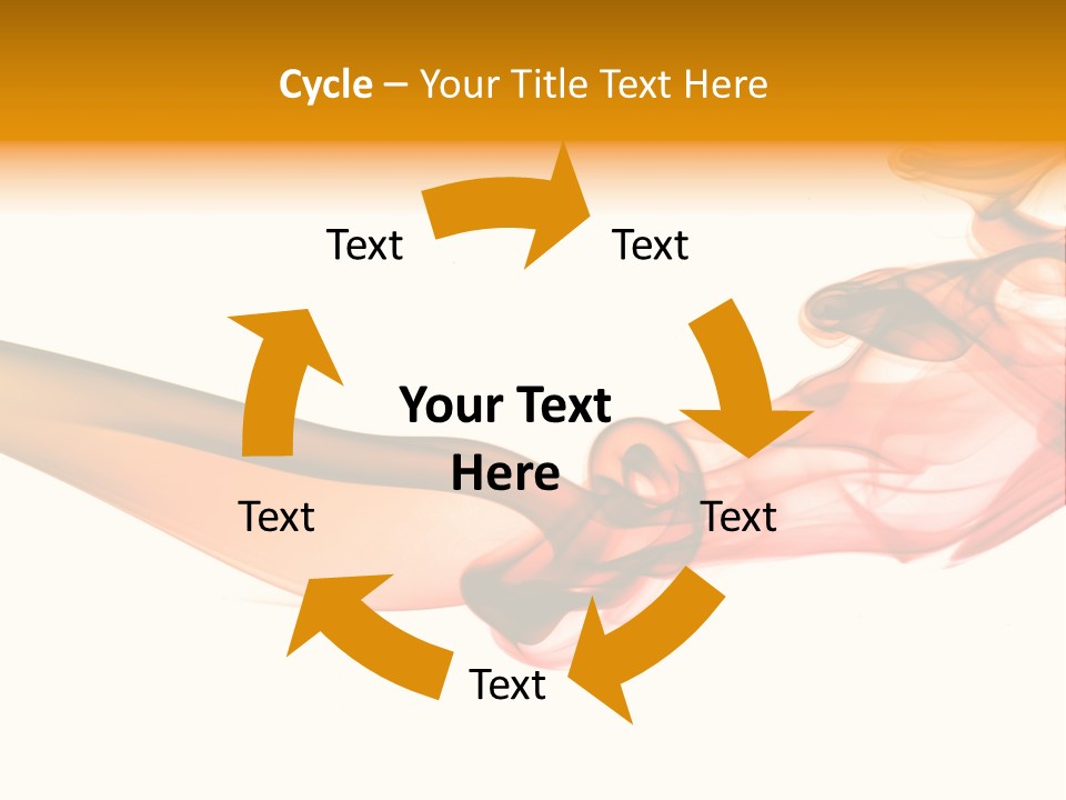 Contemplation Curve Fire PowerPoint Template