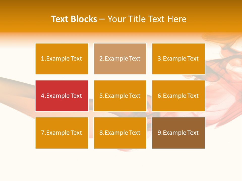 Contemplation Curve Fire PowerPoint Template