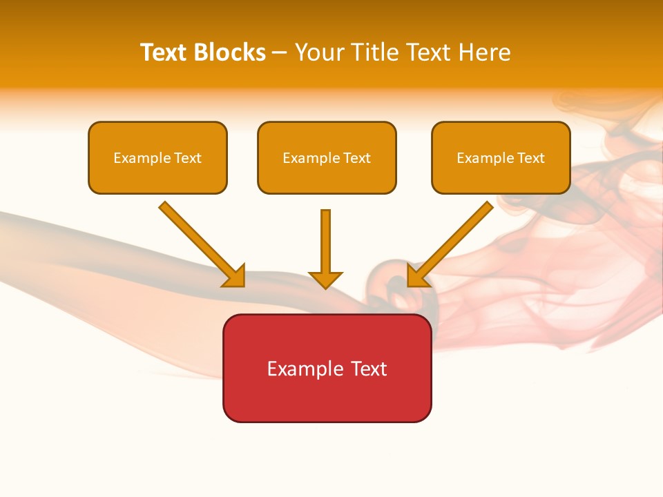 Contemplation Curve Fire PowerPoint Template