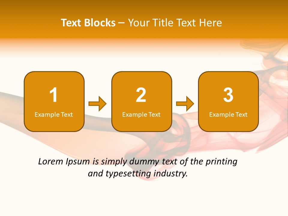 Contemplation Curve Fire PowerPoint Template