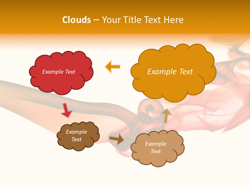 Contemplation Curve Fire PowerPoint Template