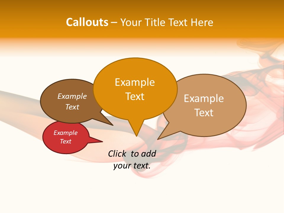Contemplation Curve Fire PowerPoint Template