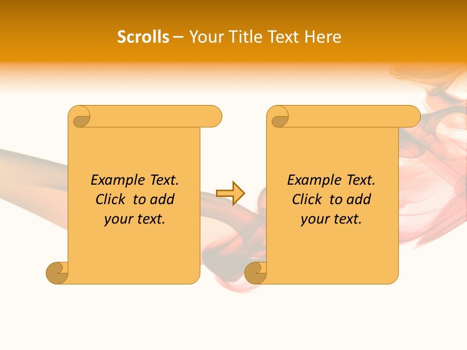 Contemplation Curve Fire PowerPoint Template