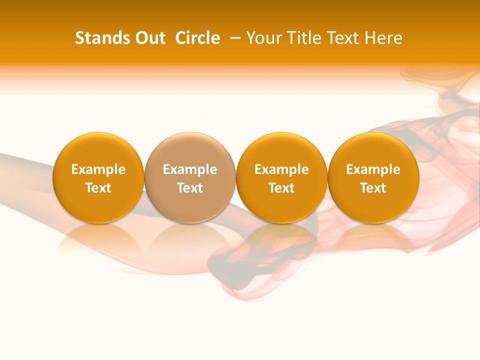 Contemplation Curve Fire PowerPoint Template