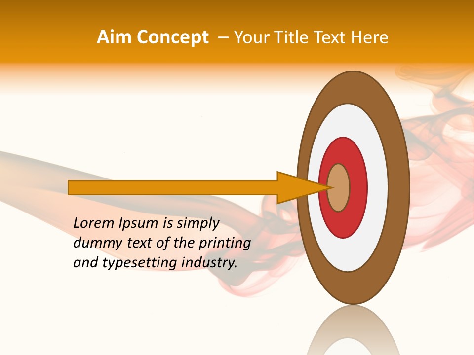 Contemplation Curve Fire PowerPoint Template