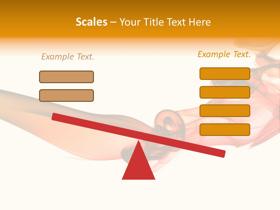 Contemplation Curve Fire PowerPoint Template