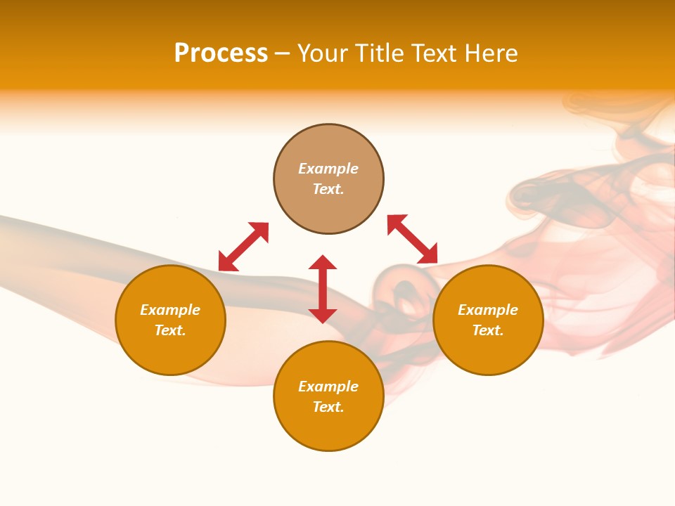 Contemplation Curve Fire PowerPoint Template
