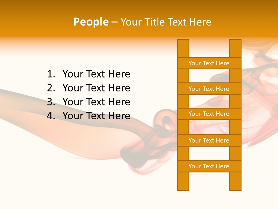 Contemplation Curve Fire PowerPoint Template
