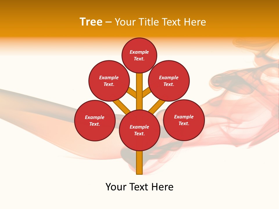 Contemplation Curve Fire PowerPoint Template