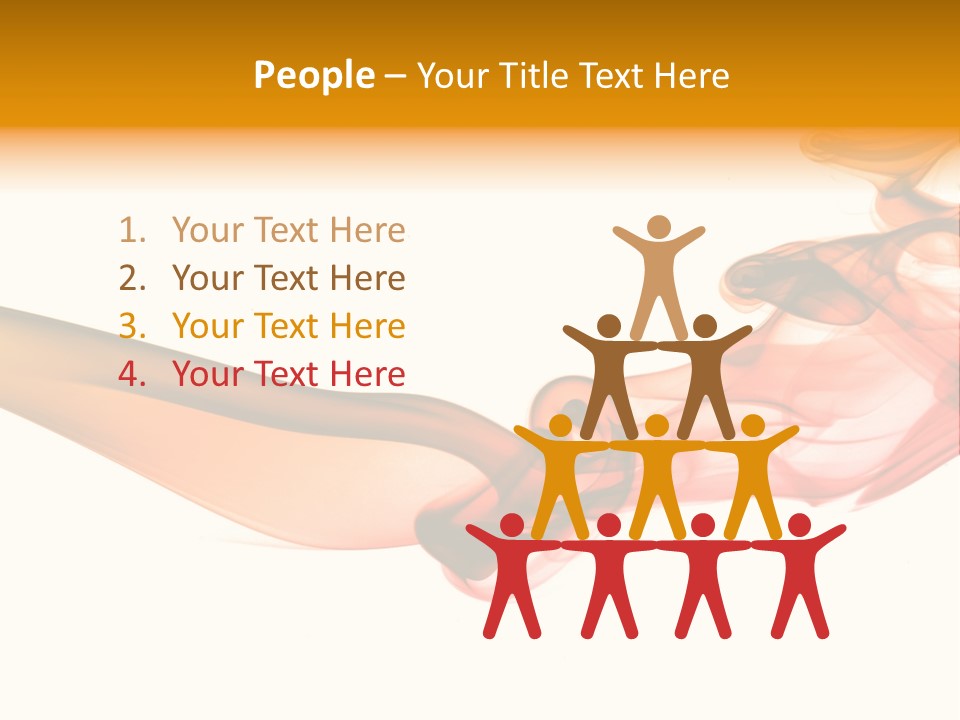 Contemplation Curve Fire PowerPoint Template