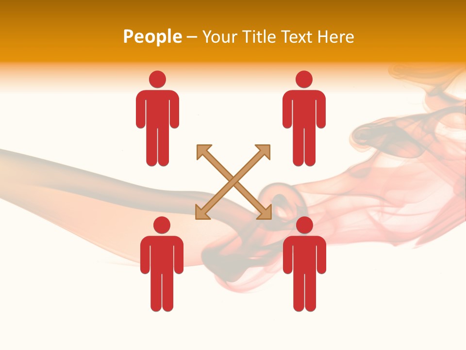 Contemplation Curve Fire PowerPoint Template