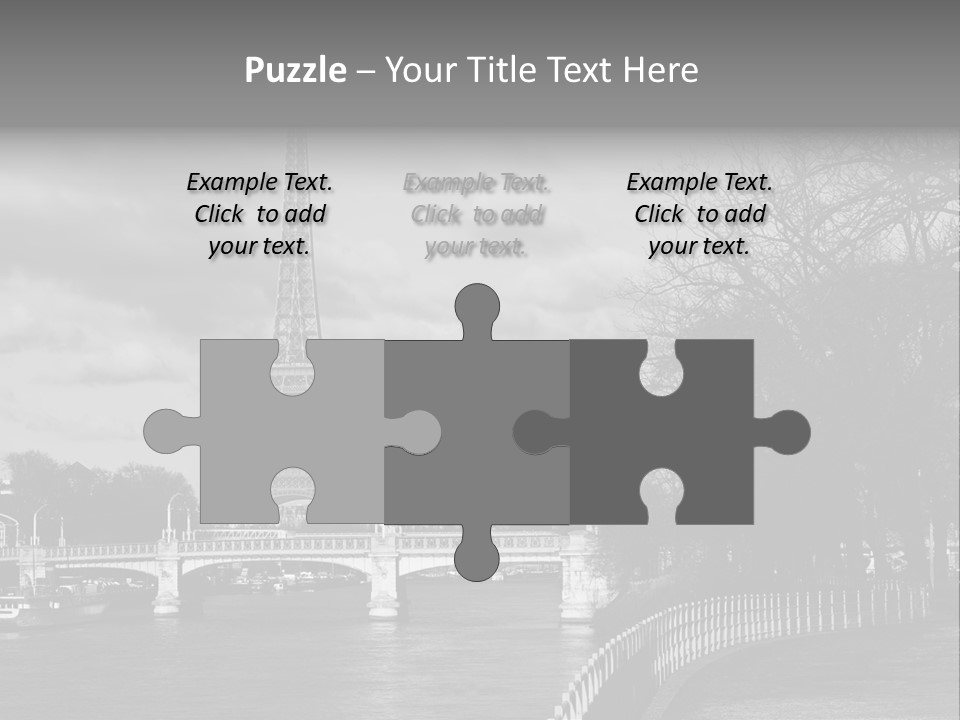 Architecture Europe France PowerPoint Template