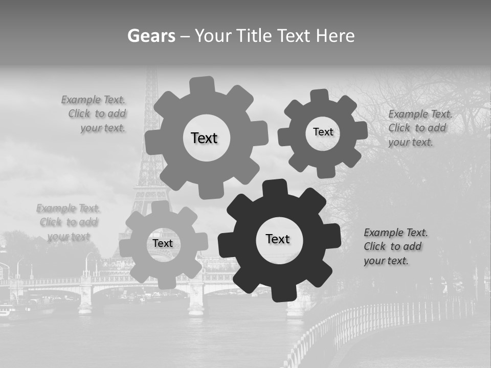 Architecture Europe France PowerPoint Template