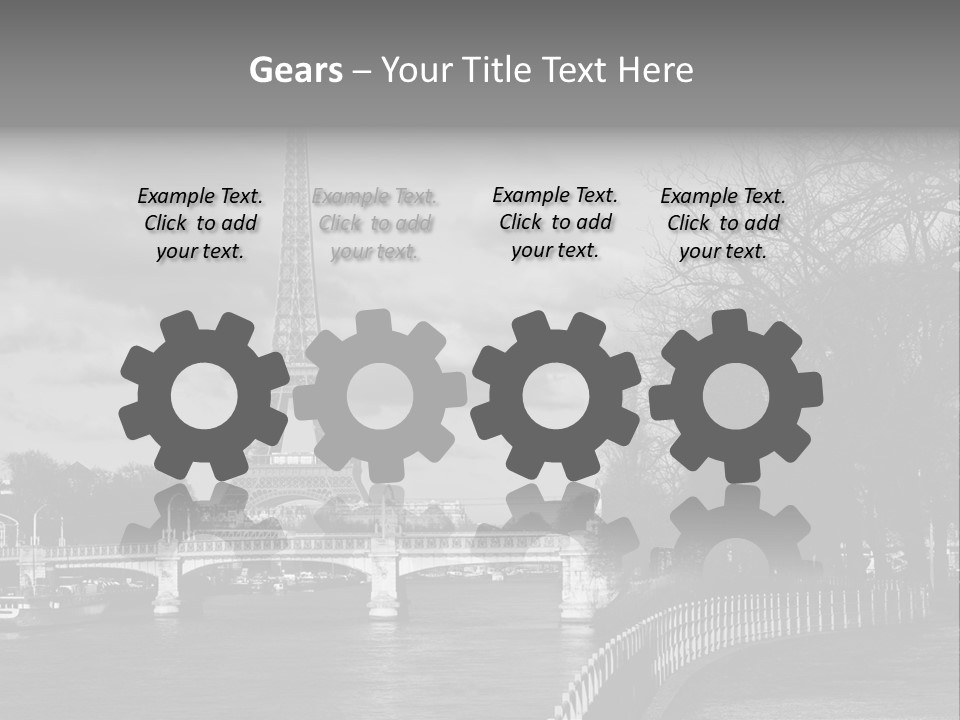 Architecture Europe France PowerPoint Template