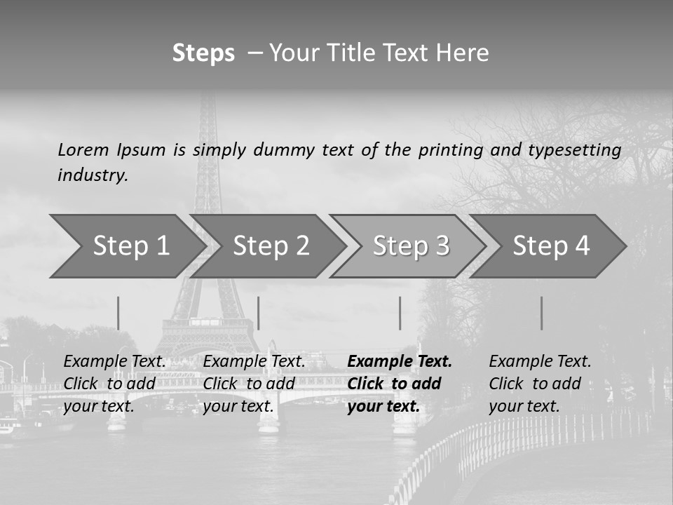 Architecture Europe France PowerPoint Template