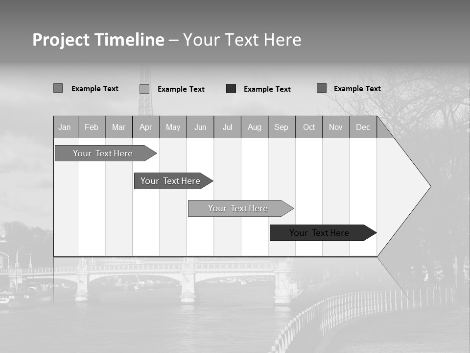 Architecture Europe France PowerPoint Template