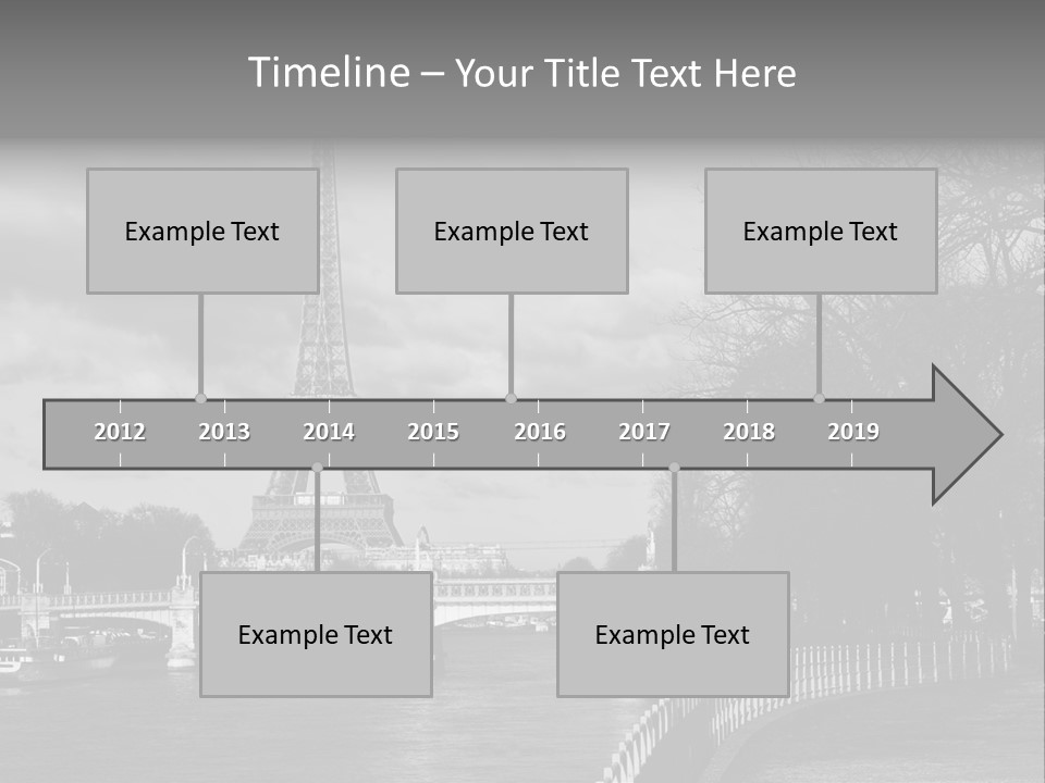 Architecture Europe France PowerPoint Template