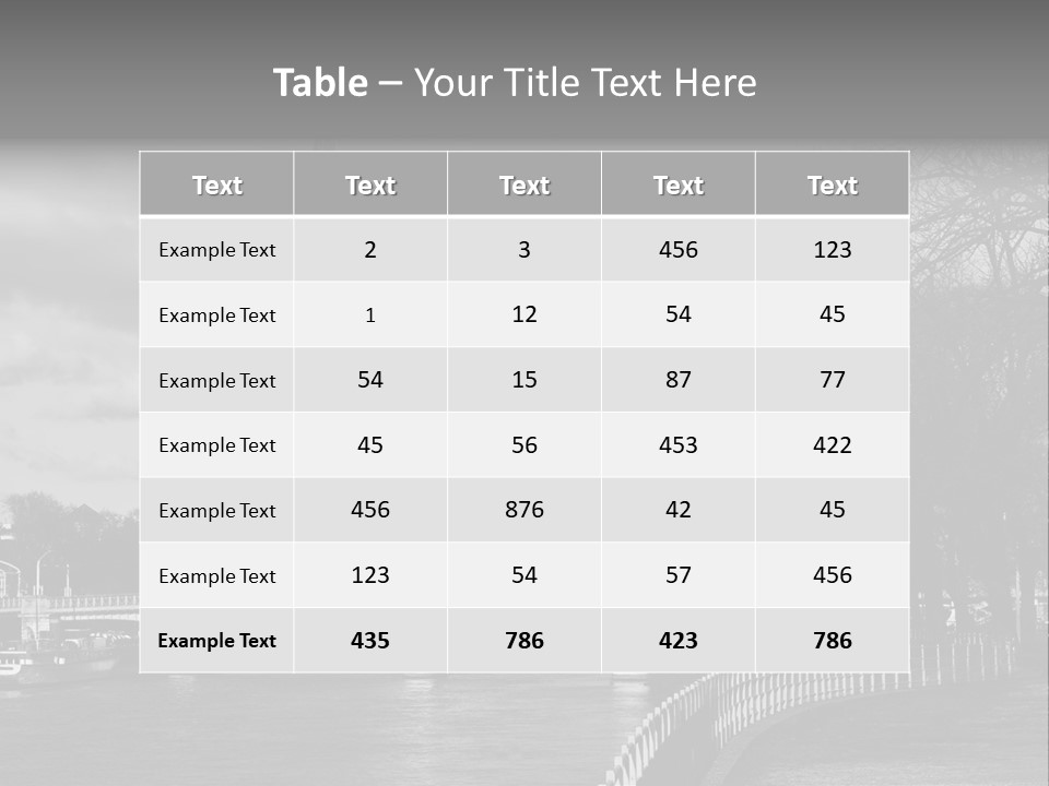 Architecture Europe France PowerPoint Template