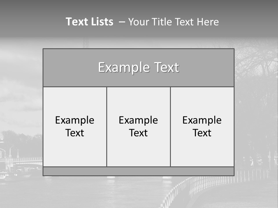 Architecture Europe France PowerPoint Template