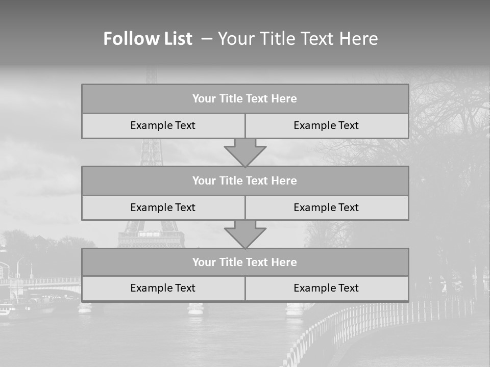 Architecture Europe France PowerPoint Template