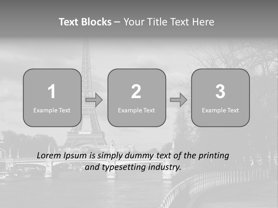 Architecture Europe France PowerPoint Template