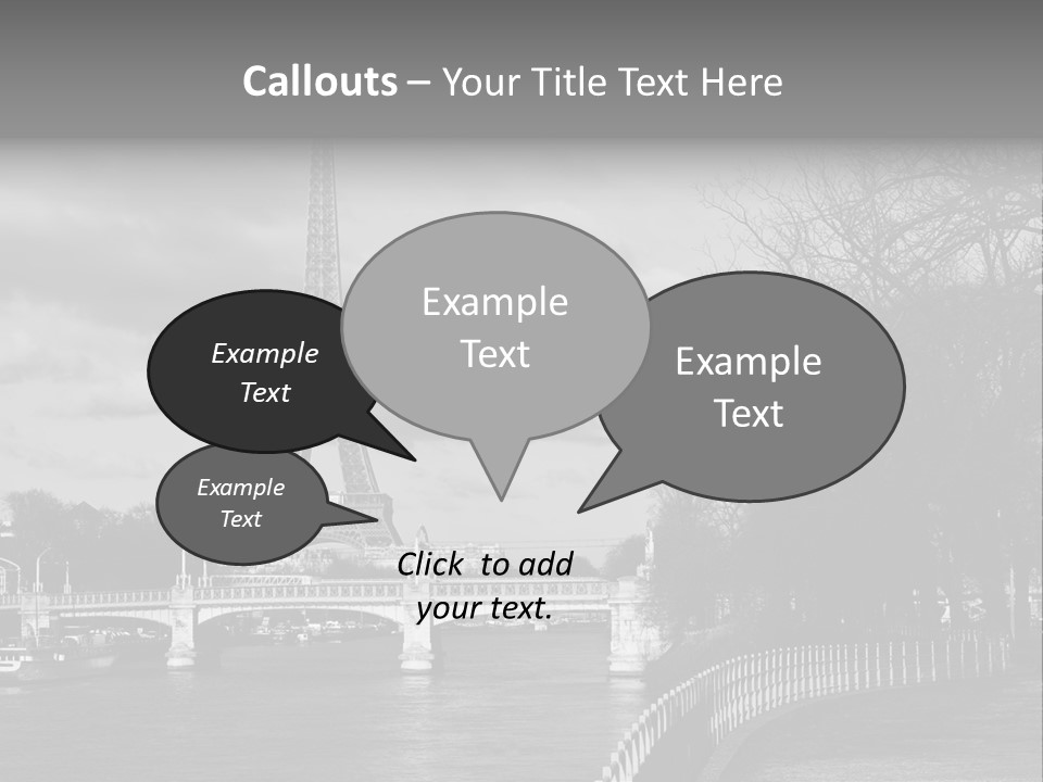 Architecture Europe France PowerPoint Template