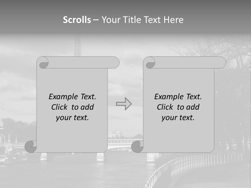Architecture Europe France PowerPoint Template