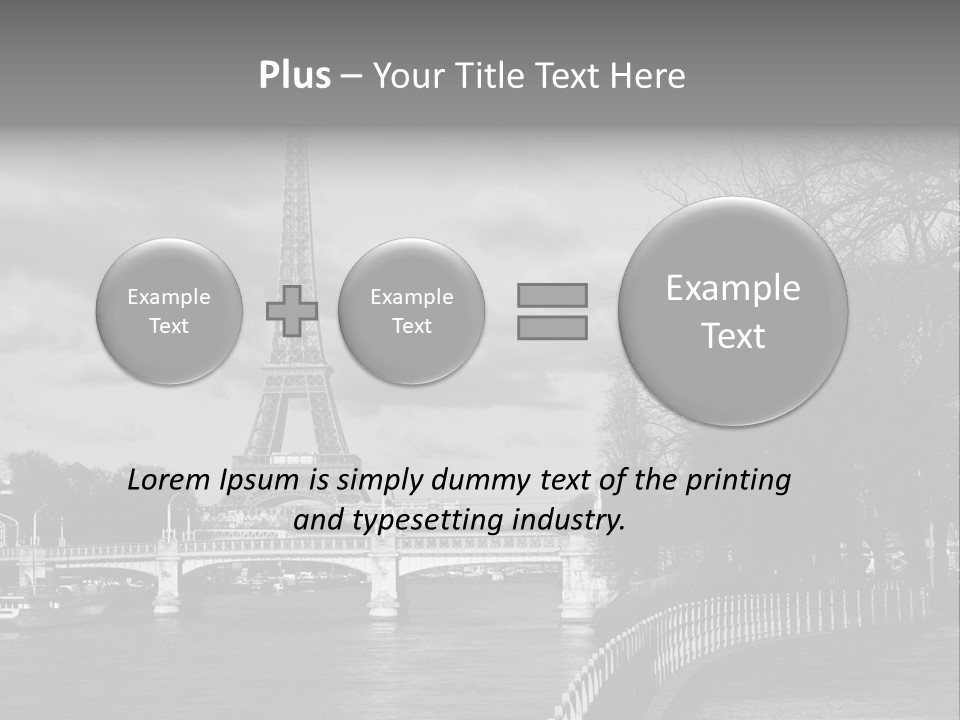 Architecture Europe France PowerPoint Template