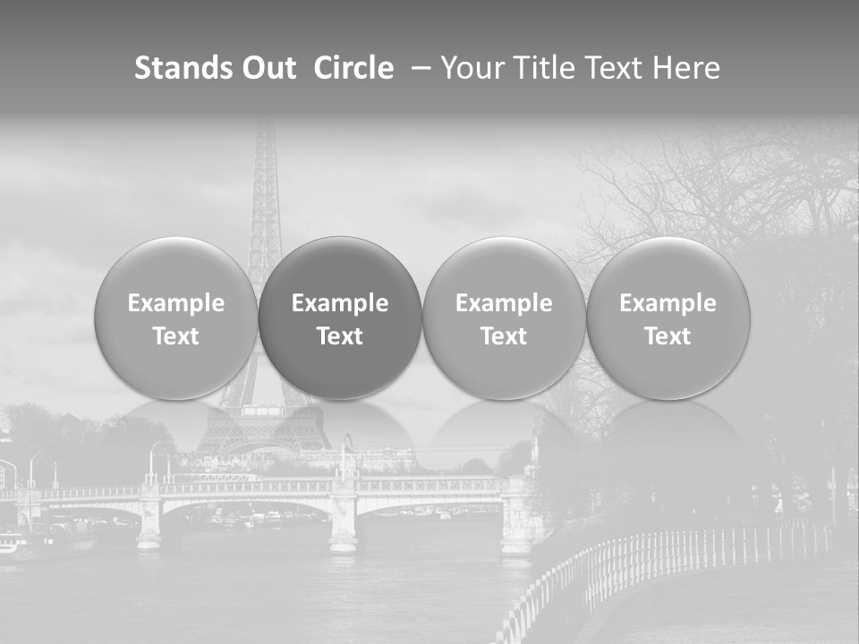 Architecture Europe France PowerPoint Template
