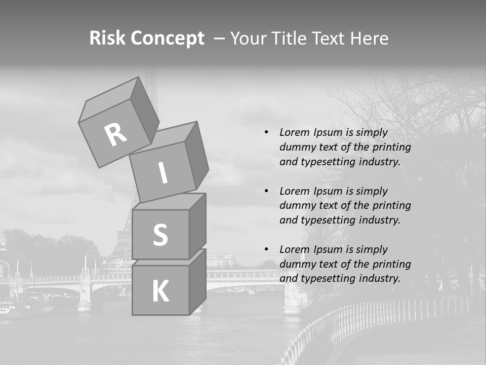 Architecture Europe France PowerPoint Template