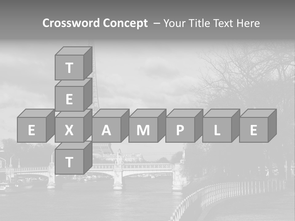 Architecture Europe France PowerPoint Template