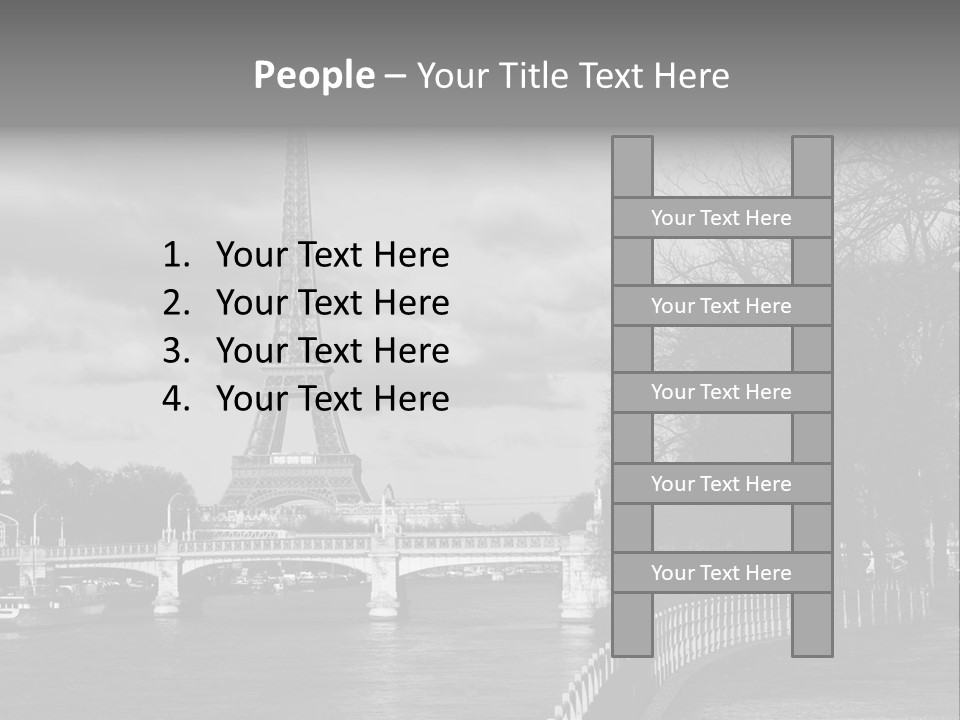 Architecture Europe France PowerPoint Template